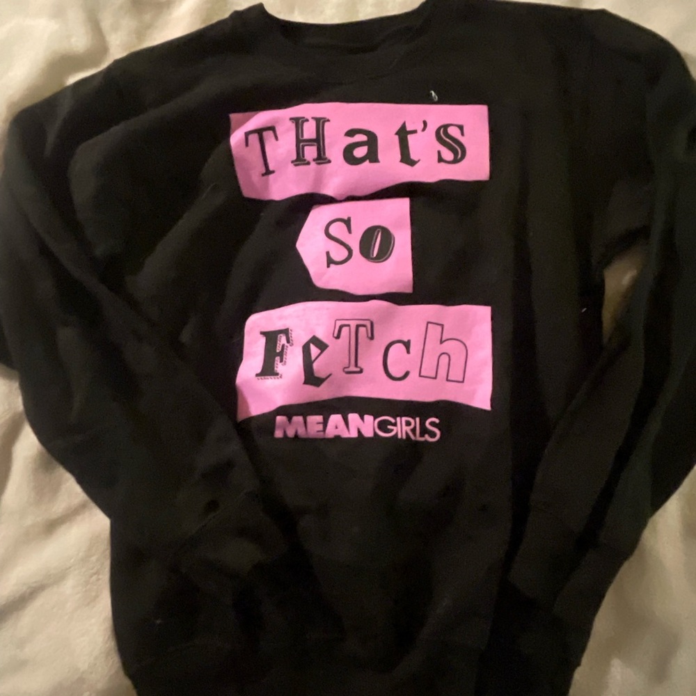 mean girls “thats so fetch” sweater, size xs